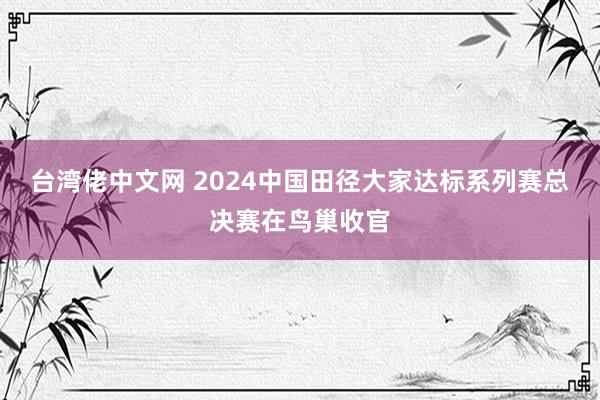 台湾佬中文网 2024中国田径大家达标系列赛总决赛在鸟巢收官