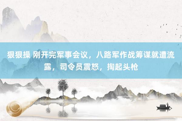 狠狠操 刚开完军事会议，八路军作战筹谋就遭流露，司令员震怒，掏起头枪